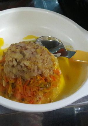 Foto resep Slayer pelangi mpasi 1thn