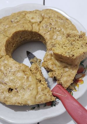 Foto resep Bolu pisang kukus no mixer 🍌(takaran sendok)
