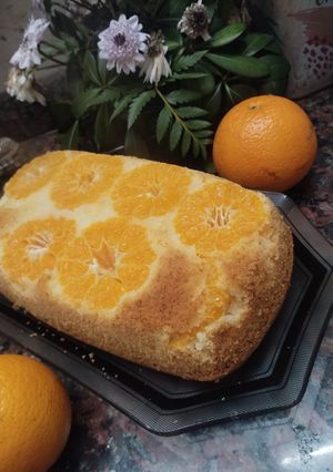 Una foto de Budín de Mandarina