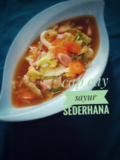 Foto resep Cap cay sayur sederhana
