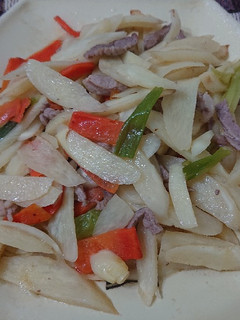 筊白筍炒肉絲 的食譜成品照片