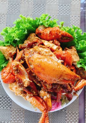 Hình của món Cua rang me chua chua ngọt ngọt đưa cơm cuối tuần.