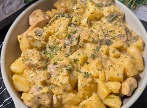 Une photo de Médaillon de poulet au fromage au Cookeo infinity