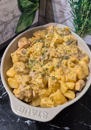Une photo de Médaillon de poulet au fromage au Cookeo infinity