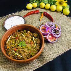 A picture of Motton peas keema.