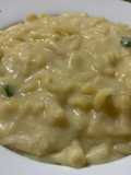 Maccomfort Food - Pasta mista fave, porri e patate