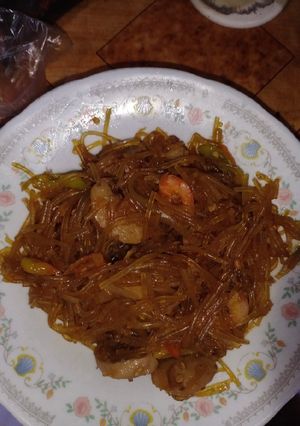 Foto resep Oseng so'un with bakso dan udang