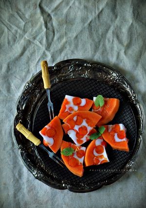 Foto resep Puding Susu Pepaya