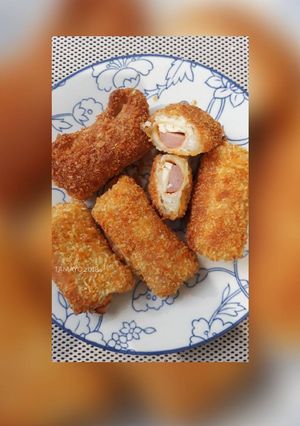 Foto resep Sosis gulung roti