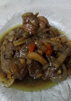 Foto resep Hati ayam masak kecap