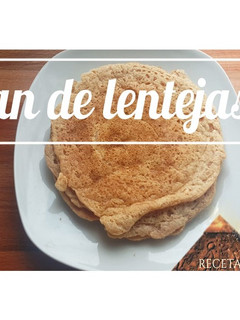Una foto de Pan plano de lentejas