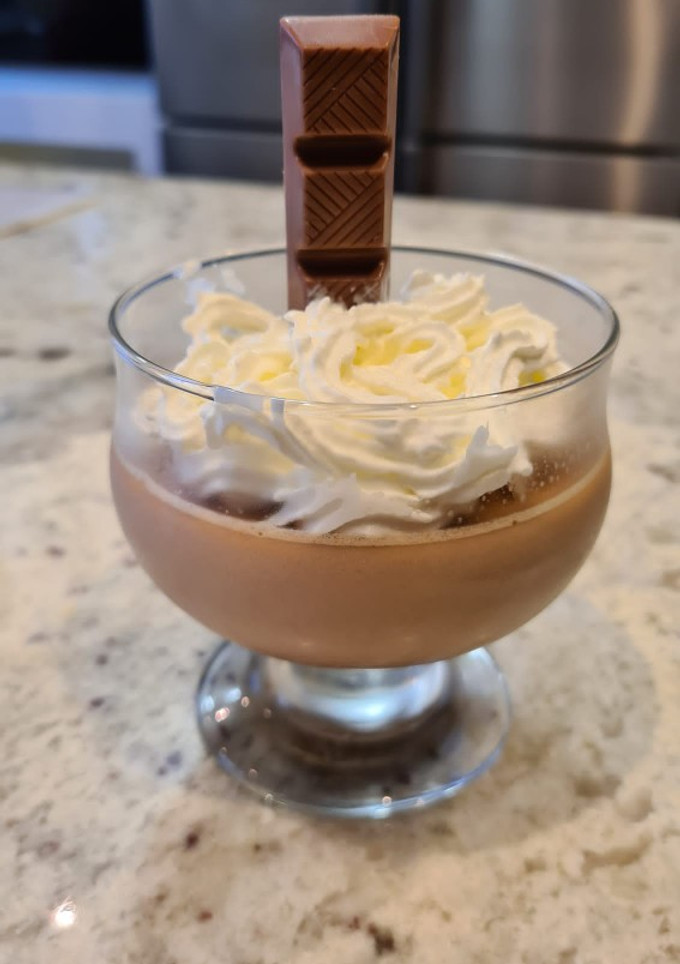 Una foto de Panna Cotta de Kinder
