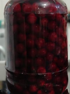 عکسی از دستور ترشی آلبالو