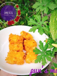 Hình của món Bánh khoai lang sữa chiên xù.