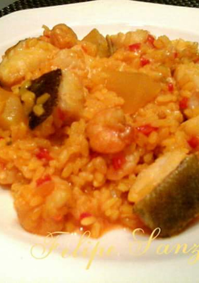 Una foto de Arroz meloso con bacalao