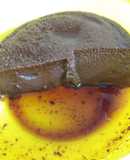 Flan de batido de chocolate