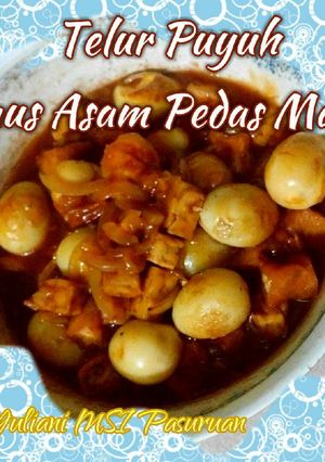 Foto resep Telur Puyuh Saus Asam Pedas Manis