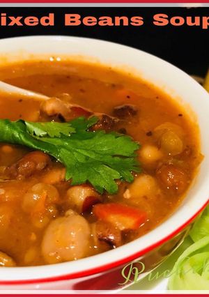 A picture of Mixed Beans Soup.