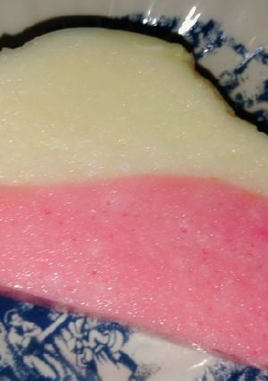 Foto resep Puding Busa Vanila Strawberry