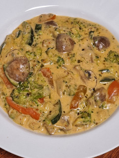 Una foto de Verduras a la crema