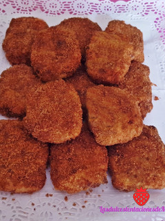 Una foto de Leche frita al Baileys