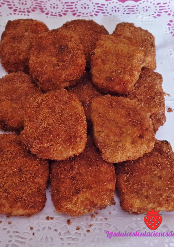 Una foto de Leche frita al Baileys