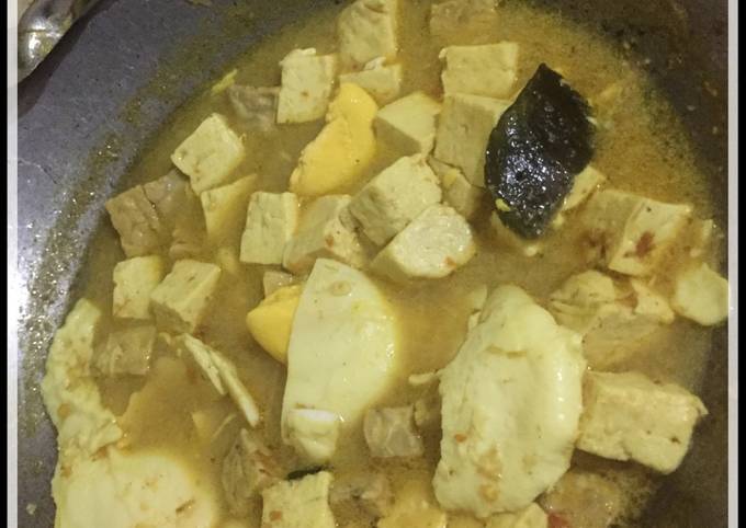 Resep 3t Tahu Telur Tempe Kuah Kuning Oleh Ula Cookpad