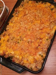 A picture of Tuna Noodle Casserole.
