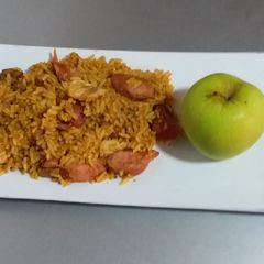 A picture of Monday Jellof Rice.