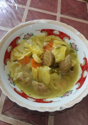 Foto resep Sop2an pentol daging sapi