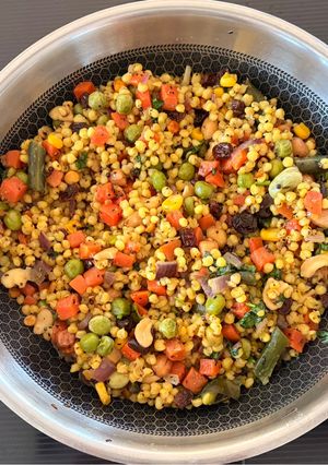 A picture of Sorghum Upma (Jowar Upma).
