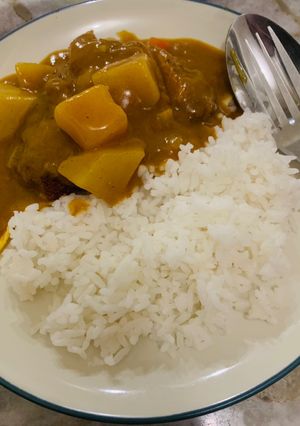 Foto resep Chicken katsu curry rice