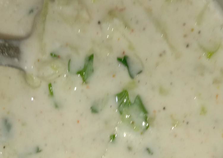 Recipe of Perfect Cucumber Raita