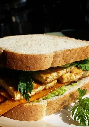 A picture of Carrot sandwich.