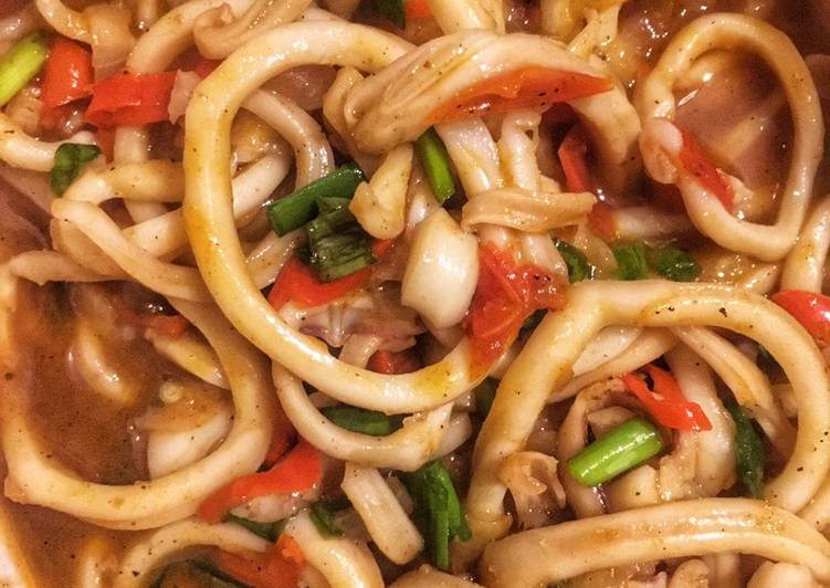 Resep Cumi bumbu asam manis pedas, Bisa Manjain Lidah