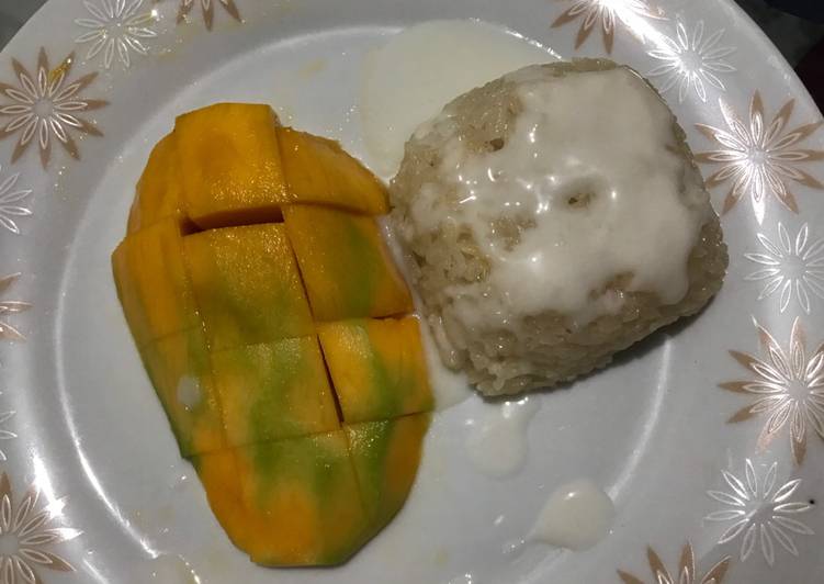 Resep Mango sticky rice fibercreme, Lezat Sekali