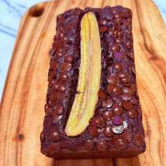 รูปของ Double chocolate banana bread