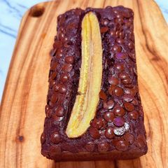 Double chocolate banana bread A picture of Double chocolate banana bread.