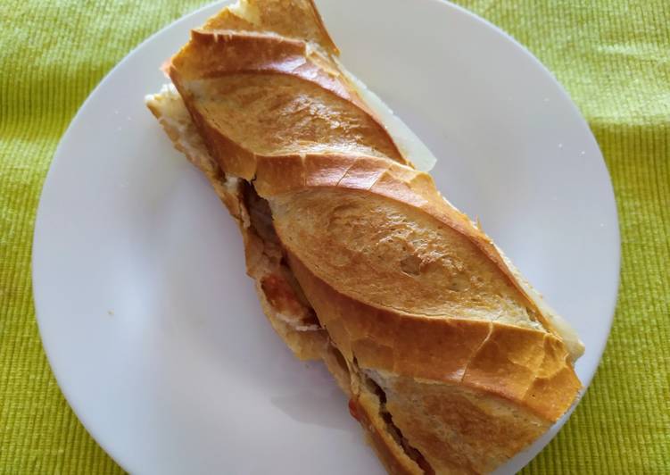 Bocadillo de lomo con queso 🧀 #1