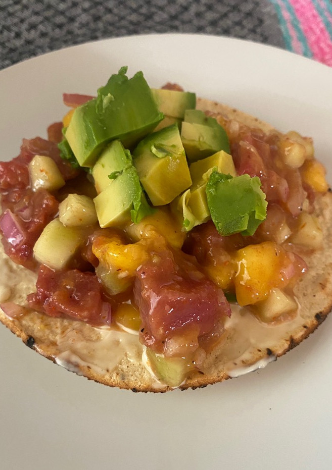 Una foto de Ceviche de atún