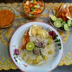 A picture of Soto betawi.