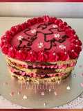 Naked cake (tarta desnuda) marmolada