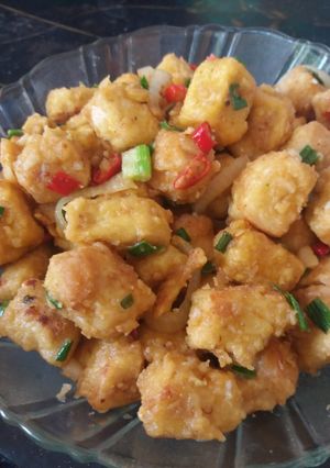 Foto resep Tahu saos telur asin