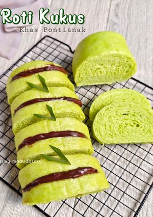 Foto resep Roti Kukus Khas Pontianak (versi Pandan)