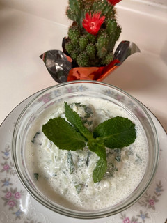 A picture of Cucumber Yogurt Appetizer.