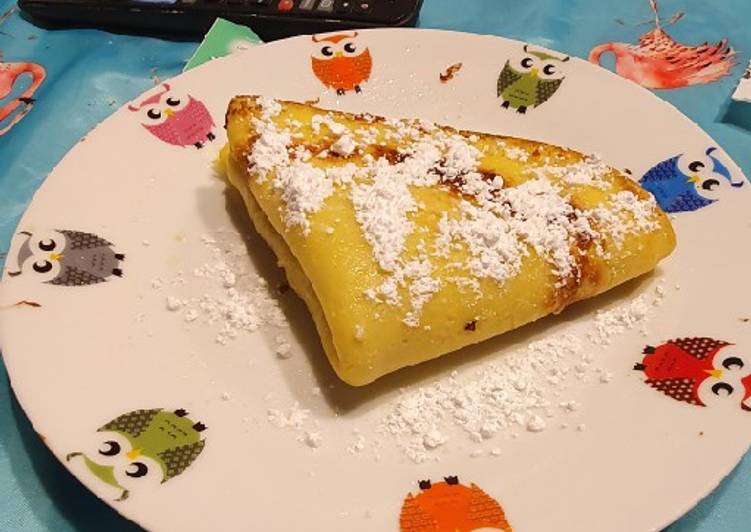 Recetta di Fatto in casa super veloce Creps con la nutella