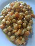 Garbanzos y Batata con Curry