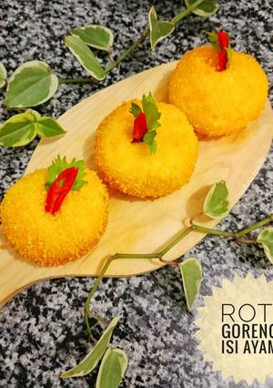 Foto resep Roti Goreng Isi Ayam (Donat Ayam) tanpa ulen
