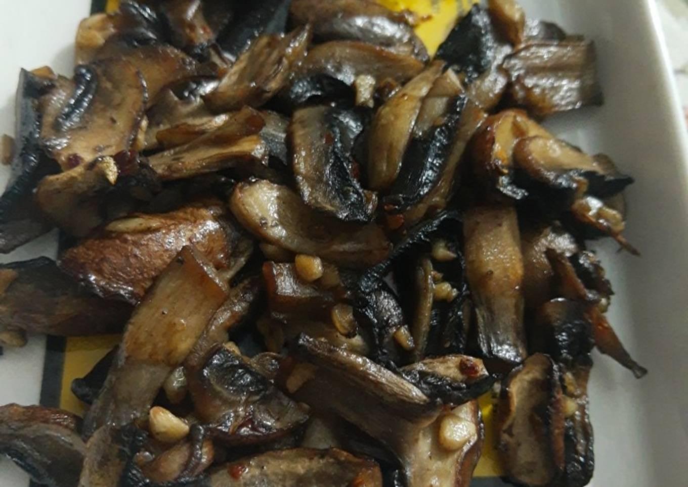 Champiñones salteados