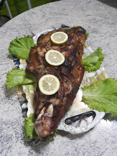 Una foto de Pernil de cerdo al horno